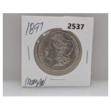 1897 90% Silv Morgan $1 Dollar