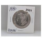 1886 90% Silv Morgan $1 Dollar