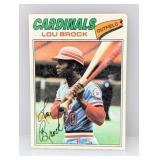 1977 Topps Lou Brock #355 Corners/Edges