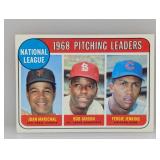 1969 Topps LEADERS MARICHAL/GIBSON/JENKINS 10 I