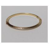 Vermeil/.925 Sterl Dyadema Greek Key Pattern Brace