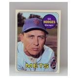 1969 Topps GIL HODGES HOF-MIRACLE METS 564 Indents