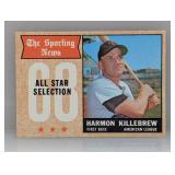 1968 Topps Baseball HARMON KILLEBREW HOF 361 S