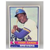 1976 Topps Hank Aaron #550 Edges