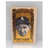 1963 Bazooka Mickey Cochrane #34 Corners