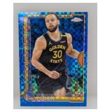 2025 Topps Chrome Blue X-Fractor Stephen Curry