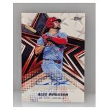 2026 Topps Alec Burleson Autograph