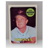 1969 Topps Baseball EARL WEAVER RC HOF 516