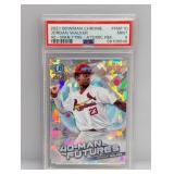 Walker 2021 Bowman Chrome Atomic Ref /150 PSA 9