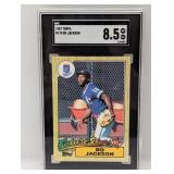 1987 Topps Bo Jackson SGC 8.5