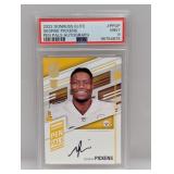 Pickens 2022 Donruss Elite Pen Pals Auto PSA 9