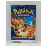 EMPTY 1999 Pokemon Opened Pack Charizard