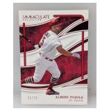 2026 Immaculate Albert Pujols 5/35 JERSEY NUMBER!