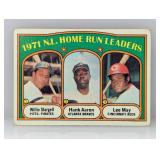 1972 Topps Leaders Aaron/Stargell #89 C/E/S