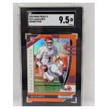 Jalen Hurts 2020 Prizm DP Orange Prizm SGC 9.5
