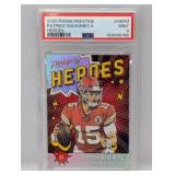 2020 Prestige Patrick Mahomes Heros PSA 9