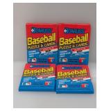 (4) 1989 Donruss Baseball Packs