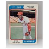 1974 Topps Bob Gibson #350 Creases/Surface/Edges
