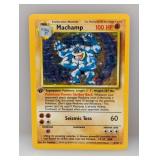 Pokemon 1999 1st Edition Machamp Holo 8