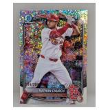 2025 Bowman Ch Prosp Sparkle Nathan Church 1st/299