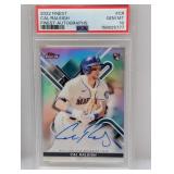 2022 Topps Finest Cal Raleigh RC Auto PSA 10