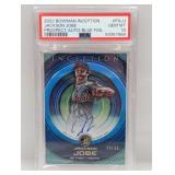 /99 2022 Bowman Incept Jobe Auto Blue Foil PSA10