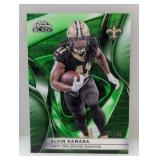 Topps Chrome Black Alvin Kamara Green Ref 11/99