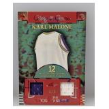 Leaf Glory Of The Game Karl Malone Relic 5/5