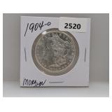 1904-O 90% Silv Morgan $1 Dollar