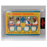 /20 2026 Leaf Fisk Buckner Evans Foster Relics/Bat