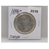 1898-O 90% Silv Morgan $1 Dollar