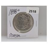 1898-O 90% Silv Morgan $1 Dollar