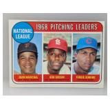 1969 Topps LEADERS MARICHAL/GIBSON/JENKINS 10