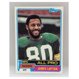 1981 Topps James Lofton NFC All Pro #430 Surface
