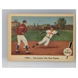 1959 Fleer Ted Williams Ted Learns Stain/Wrinkles
