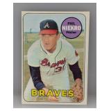 1969 Topps Baseball PHIL NIEKRO HALL OF FAMER 355