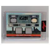 1/1 2026 Leaf Ernie Banks Willie Mays Relics LP-11