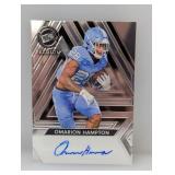 /99 2024 Leaf PressPass Prem Omarion Hampton Auto