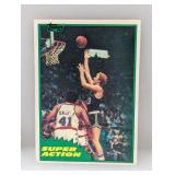 1981-1982 Topps Super Action Larry Bird #101 Stain