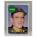 1969 Topps GAYLORD PERRY HOFR 485 S/PL