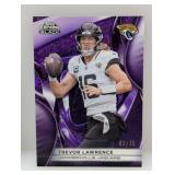 Topps Chrome Black Trevor Lawrence Purple Ref /75