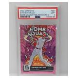 2022 Donruss Ohtani Bomb Squad Pink Fire PSA 9