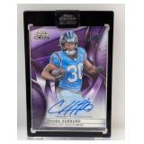 Topps Chrome Chuba Hubbard Auto 41/75