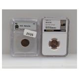Blank 1C Planchet & 2025 Lincoln Cent