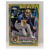 2024 Chrome Jake Bauers Gold /50 Raywave Refractor