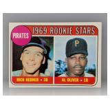 1969 Topps 1969 PIRATES RC STARS HEBNER/OLIVER I