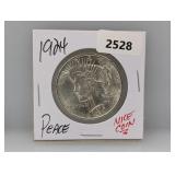 1924 90% Silv Peace $1 Dollar