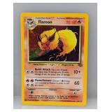 1999 Pokemon Jungle Fossil Flareon Holo #3 Edges