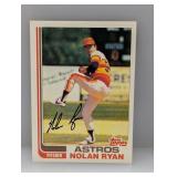 1982 Topps #90 Nolan Ryan Stain