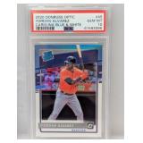 2020 Optic Alvarez Carolina Blue White 45 PSA 10
